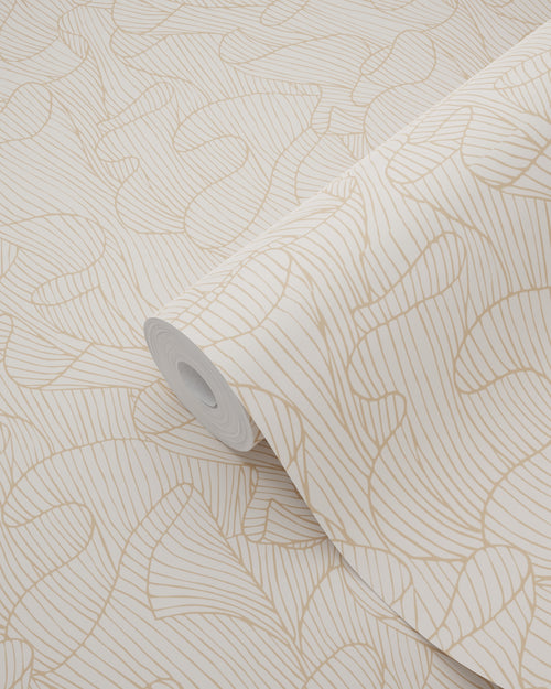 ESTAhome behang koraal zand beige en licht terracotta - 50 x 900 cm - 139500
