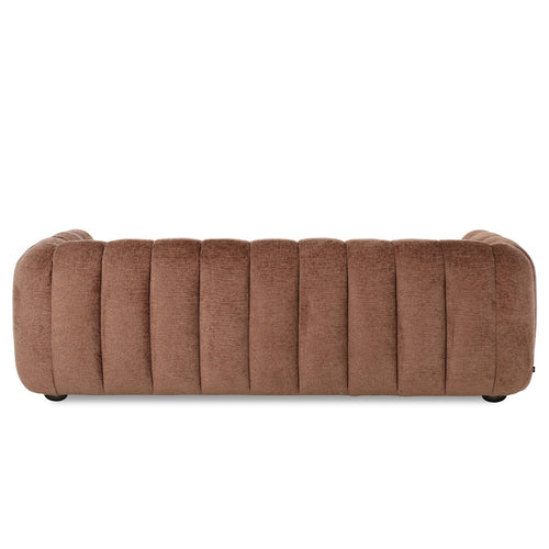 DÉJA Living 3-zits Bank Cillán - Cognac Stof - 250x104x77cm