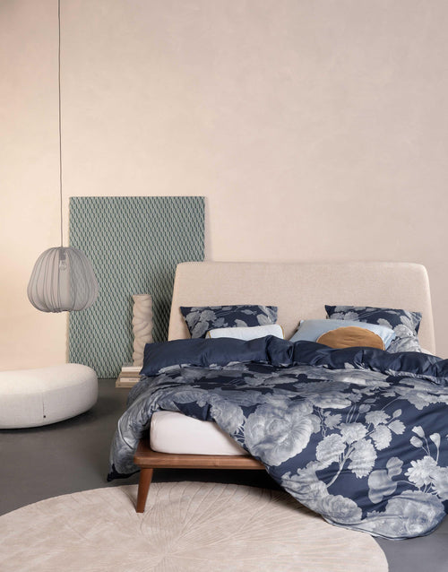 Essenza Eunice dekbedovertrek - Tweepersoons – 200x200/220 cm - Nightshadow blue