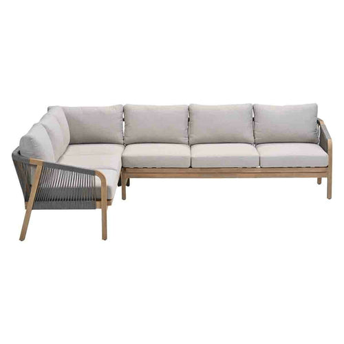 Garden Impressions lounge dining set Alora grey sand - 2-delig links