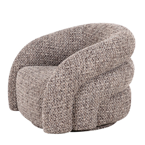 DÉJA Living Draaifauteuil Bodø - Taupe Stof - 94x83x70cm