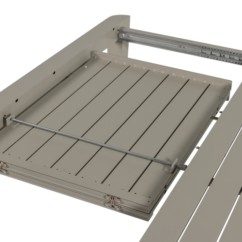 WOOOD tuintafel uitschuifbaar Ovara - Aluminium - Zand - 76x150x150