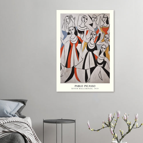 Artfulprints  Pablo Picasso - Seven ballerinas   poster A4 21x29.7 cm - vtwonen shop