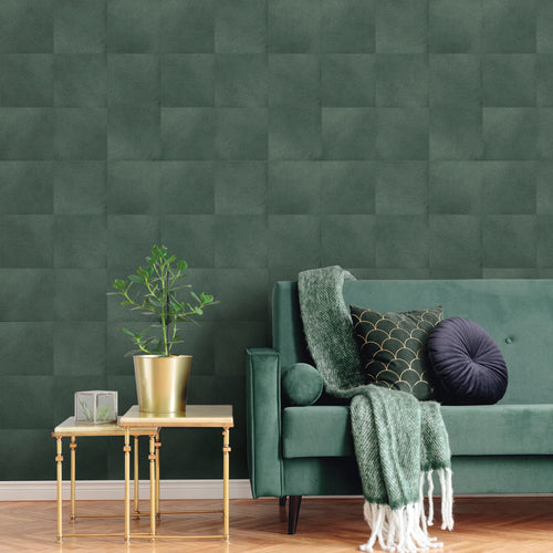 Sanders & Sanders behang dierenhuid vergrijsd zeegroen - 53 cm x 10 m - 640093 - vtwonen shop