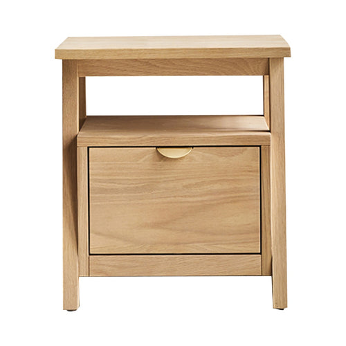 Tikamoon Massief eiken nachtkastje - Naturel - vtwonen shop