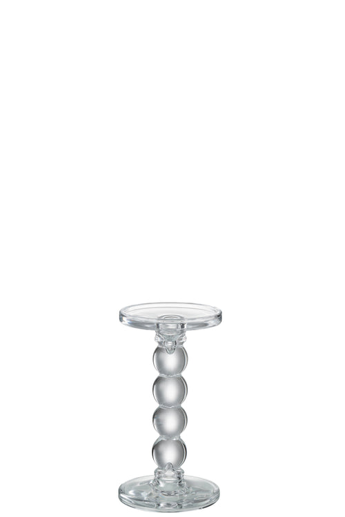 J-Line kaarshouder Drupels - glas - transparant - medium - vtwonen shop