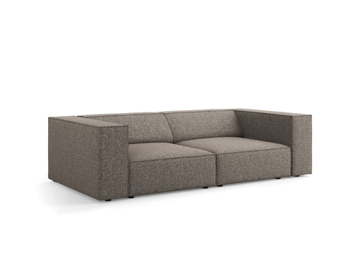 Cosmopolitan Design Bank Arendal 3-zits, chenille, grijs - 102x204x70cm