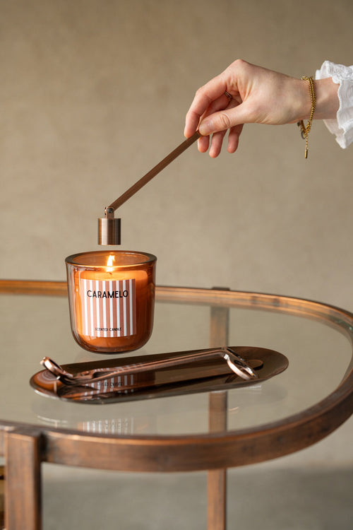 J-Line kaarsendief Candle Kit - ijzer - koper