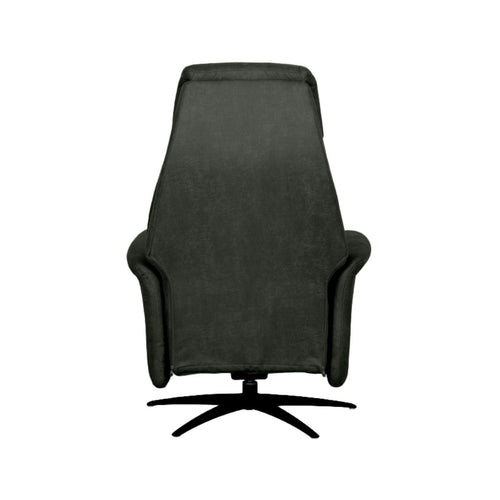 LABEL51 Fauteuil Oslo Elektrisch - Antraciet Stof - Draaibaar - vtwonen shop