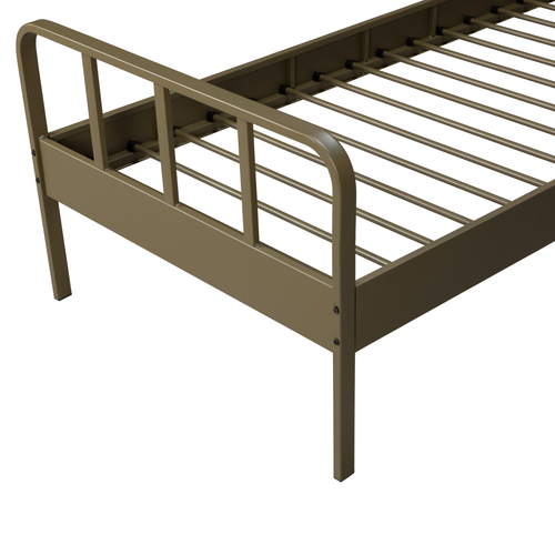 WOOOD bed Mees - Metaal - Army - 90x208x95 - vtwonen shop