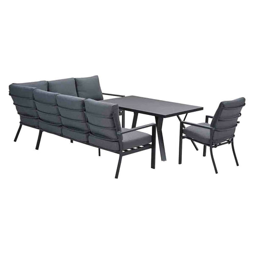 Garden Impressions lounge dining set Senja mystic grey - 4-delig - rechts incl stoel - vtwonen shop