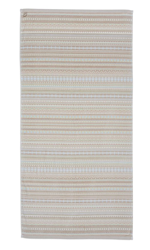 Pip Studio badlaken Geometric Print - 70x140 cm - zand - vtwonen shop