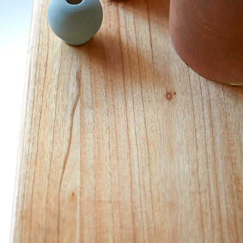 Tikamoon Lage vitrinekast van mindihout - Naturel - vtwonen shop