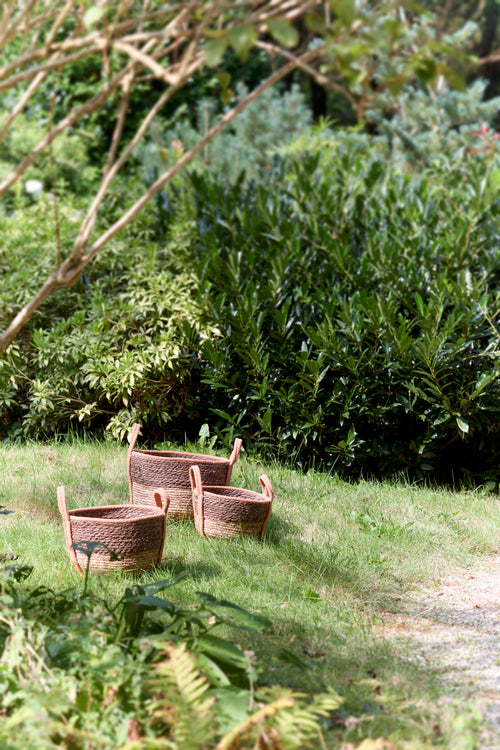 Light & Living mand KINSALE - Ø33x23cm - bruin - Set van 3 - vtwonen shop