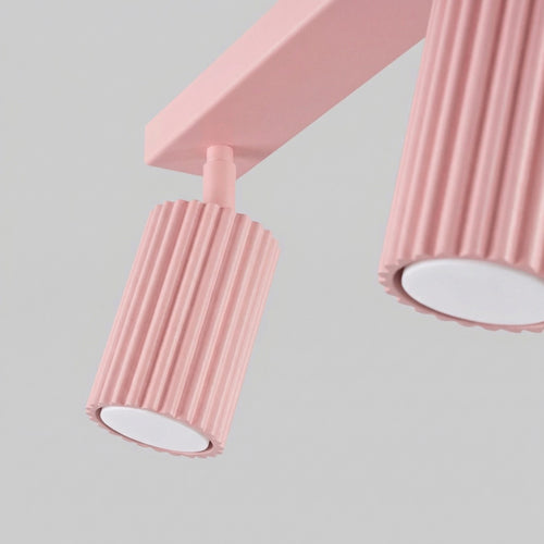 Sollux Lighting Plafondlamp KARBON 4L roze - 81x6,5x16,5cm