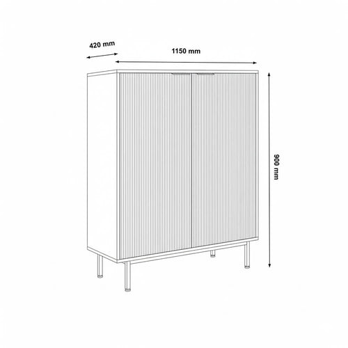 Home Deluxe NYLA dressoir - 115 x 90 cm