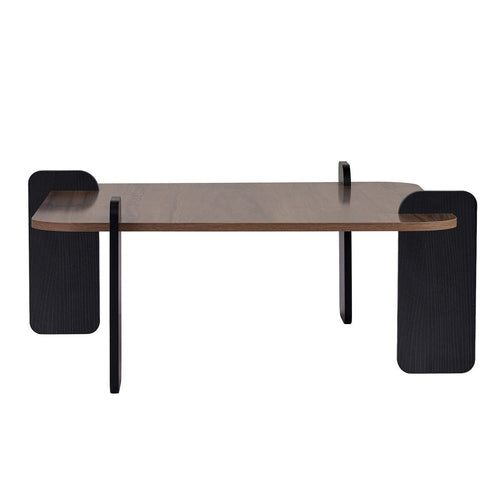 Calicosy - Vierkante ORME - Donker hout 90x90x35 cm