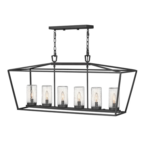 Elstead Hinkley Alford Outdoor hanglamp museum zwart, IP44