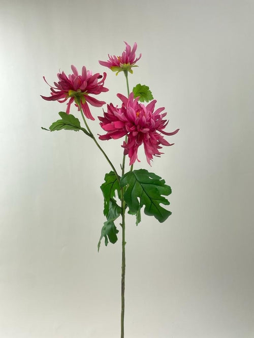 My Flowers.shop Roze chrysant zijden bloem | Lengte 70 centimeter | Per 3 stuks - vtwonen shop