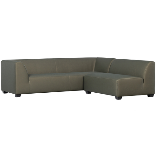 vtwonen hoekbank buiten Hollandia - PVC - Groen - 74x230x85 - vtwonen shop