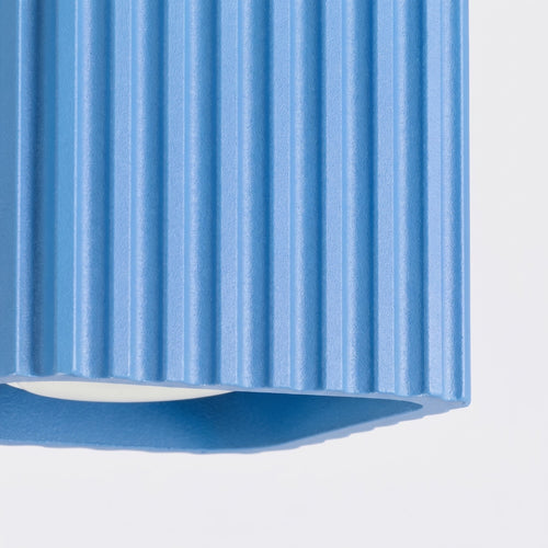 Sollux Lighting Plafondlamp RIFF 1 azuurblauw GU10 - 10x10x10cm