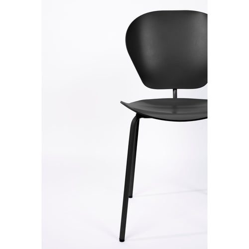 Zuiver The Ocean Chair Eetkamerstoelen Pirate Black - Set van 2 - vtwonen shop