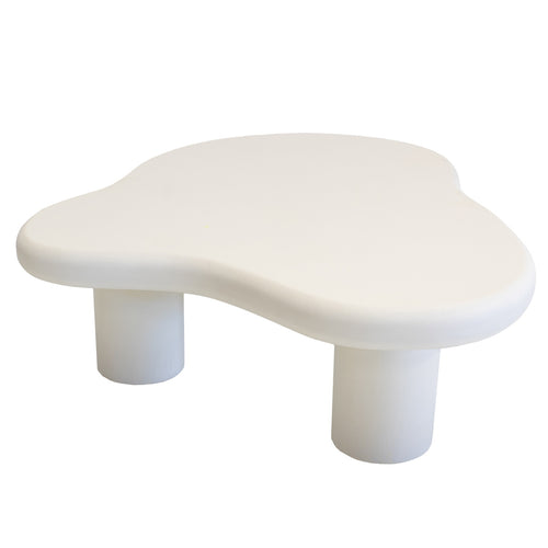 Giga Meubel Salontafel Sam Organisch - Beton Ciré - Beige - 120x88x30cm - vtwonen shop