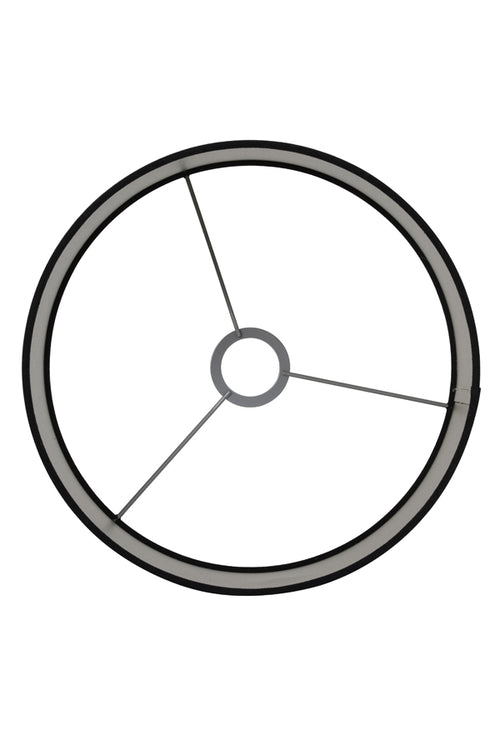 Light & Living lampenkap VELOURS - Ø25x18cm - zwart - vtwonen shop