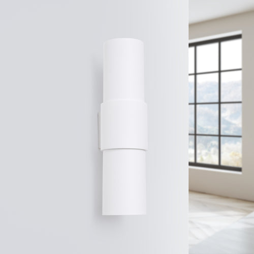 Sollux Lighting Wandlamp FLASH 2 wit - 10x12x37cm