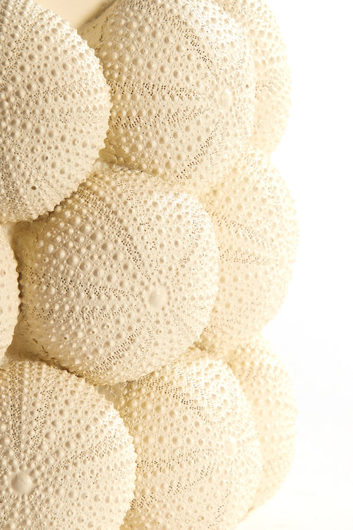 Light & Living vaas SEA URCHIN - Ø19x32.5cm - wit - vtwonen shop