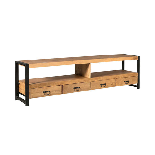 StarFurn Tv-meubel Boaz - Naturel Hout - 220x45x60cm - vtwonen shop