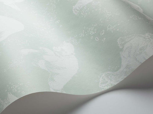 Borastapeter behang beertjes groen - 53 cm x 10.05 m - 660772 - vtwonen shop