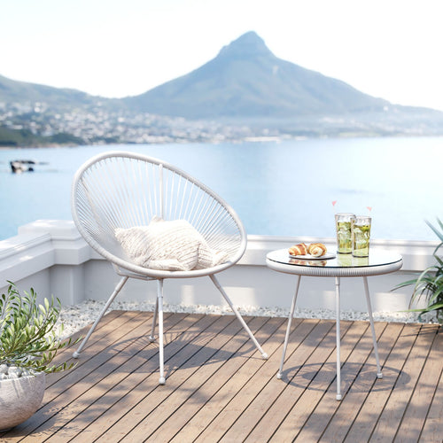 Kare Design Tuinmeubilair Acapulco Mono wit