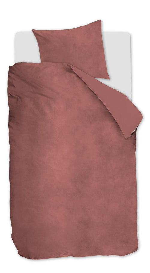 At Home by Beddinghouse Tender dekbedovertrek - Eenpersoons - 140x200/220 cm - Donker roze - vtwonen shop