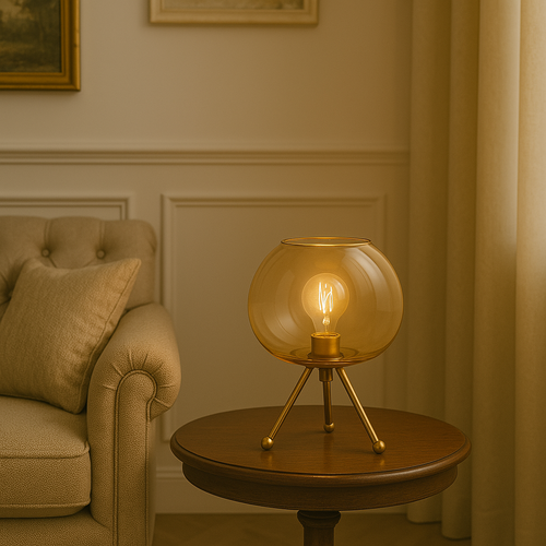 Kare Design Tafellamp Sphere - amber - vtwonen shop