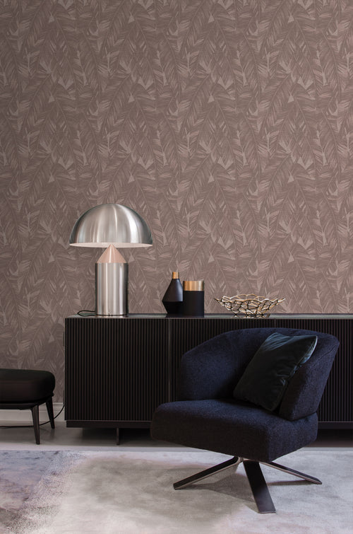 Origin Wallcoverings behang bananenbladeren taupe - 50 x 900 cm - 348058 - vtwonen shop