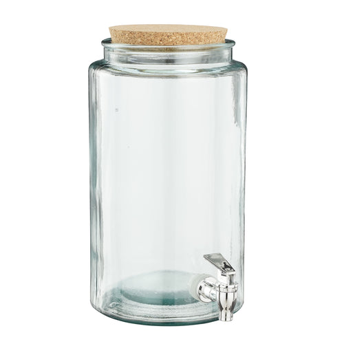 Mica Decorations Drankdispenser met Kraantje - 6 liter - Gerecycled glas - Transparant - vtwonen shop