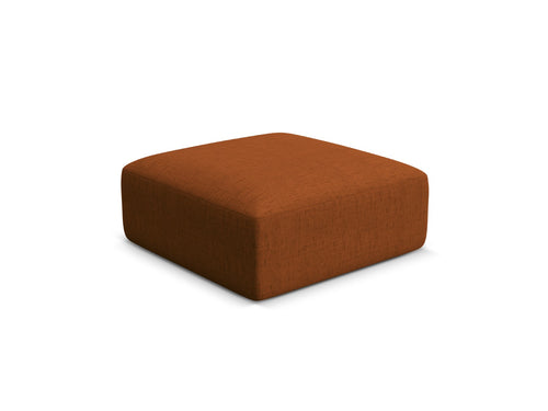 Cosmopolitan Design Poef Campi structurele stof baksteen - 90x90x40cm