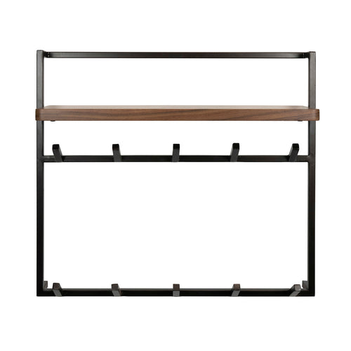 Giga Meubel Kapstok Air Solid - Bruin Hout - 2x6 Haken - 85x25x75cm