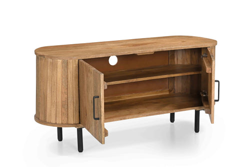 Giga Meubel Tv-Meubel Merel - Mangohout/Metaal - Bruin - 120cm - vtwonen shop