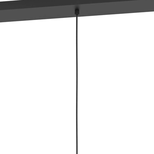 EGLO hanglamp Segovia - e27 - 88 cm - zwart - hout