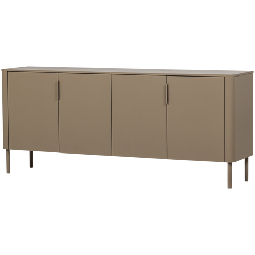 WOOOD dressoir Gunnar 200 cm - Grenen - Mud - 85x201x44 - vtwonen shop