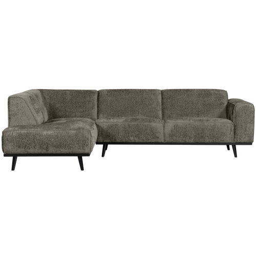WOOOD hoekbank links Statement - Polyester - Frost - 77x274x210 - vtwonen shop