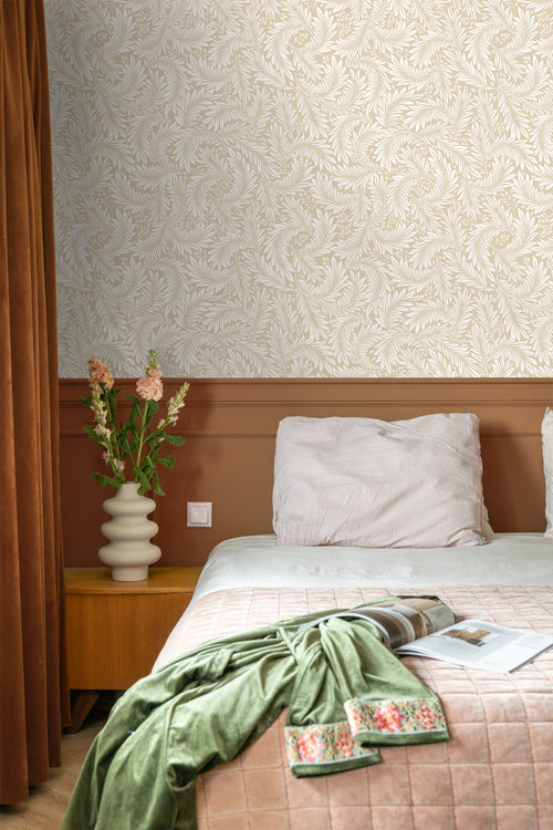 ESTAhome behang bladeren beige - 50 x 900 cm - 131147 - vtwonen shop