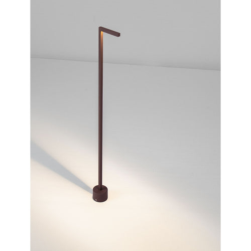Nova Luce PIPE 95 cm buitenpaal Cortenstaal LED 5W 188lm 3000K IP65
