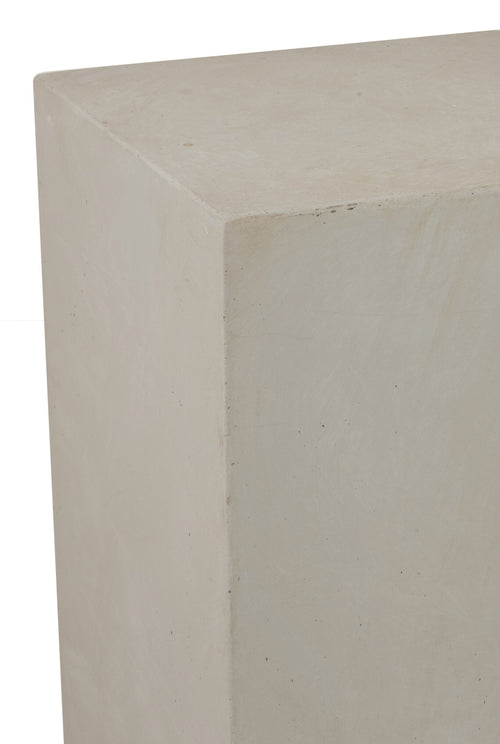 J-Line sokkel Rechthoek Hoog - keramiek - beige -  medium
