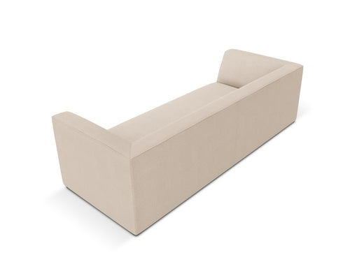 Micadoni Bank Ruby 3-zits, structurele stof, beige - 93x232x69cm