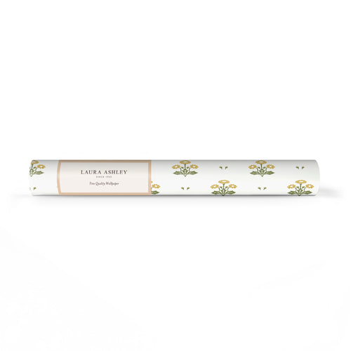 Laura Ashley Vliesbehang - Harthill Daisy Ochre Yellow