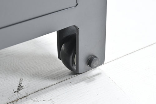 Cambridge kussenbox - aluminium -  141x73 cm - carbon black - vtwonen shop