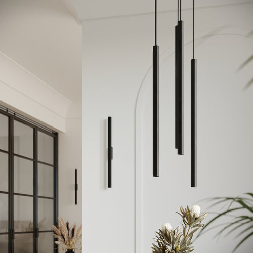 Sollux Lighting Hanglamp PASTELO 2 zwart - 15x15x118cm